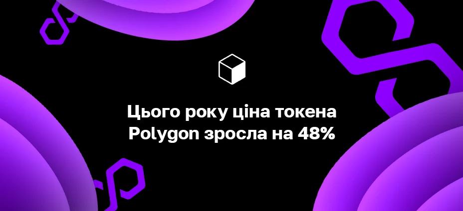Цього року ціна токена Polygon зросла на 48%