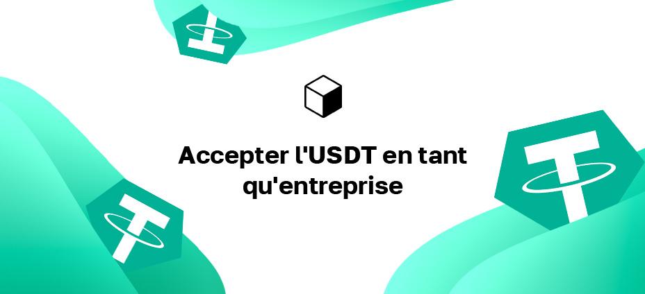Accepter l'USDT en tant qu'entreprise : comment être payé en Tether sur votre site Web ?