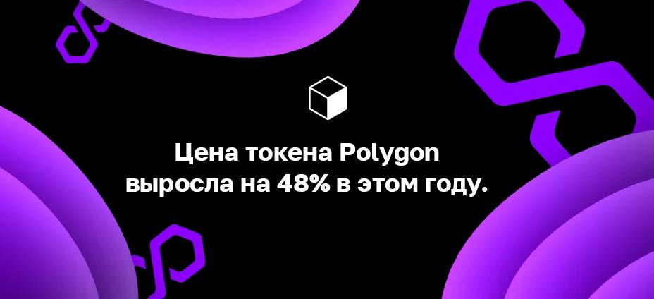 Цена токена Polygon выросла на 48% в этом году
