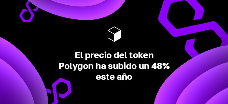 El precio del token Polygon ha subido un 48% este año