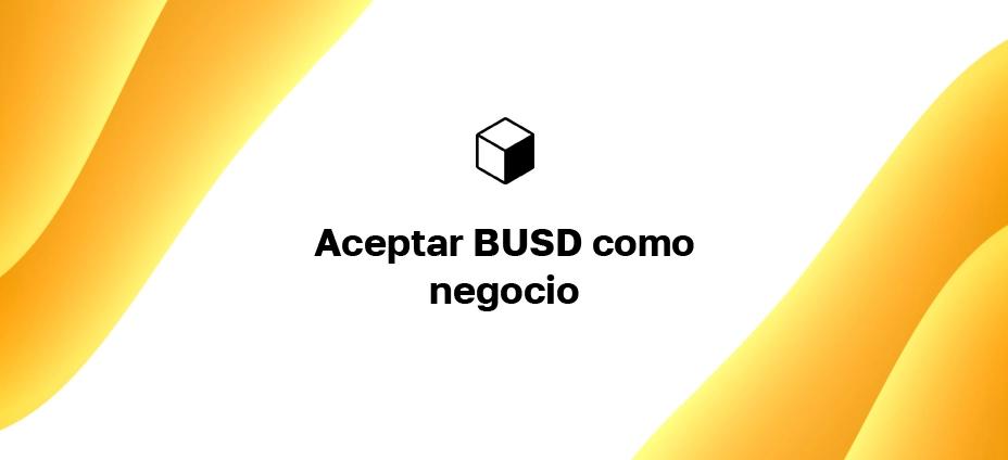 Aceptar BUSD como negocio: ¿Cómo recibir pagos en Bitcoin USD en su sitio web?