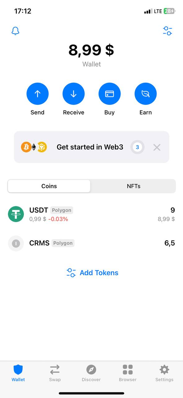 find-CRMS-wallet-address