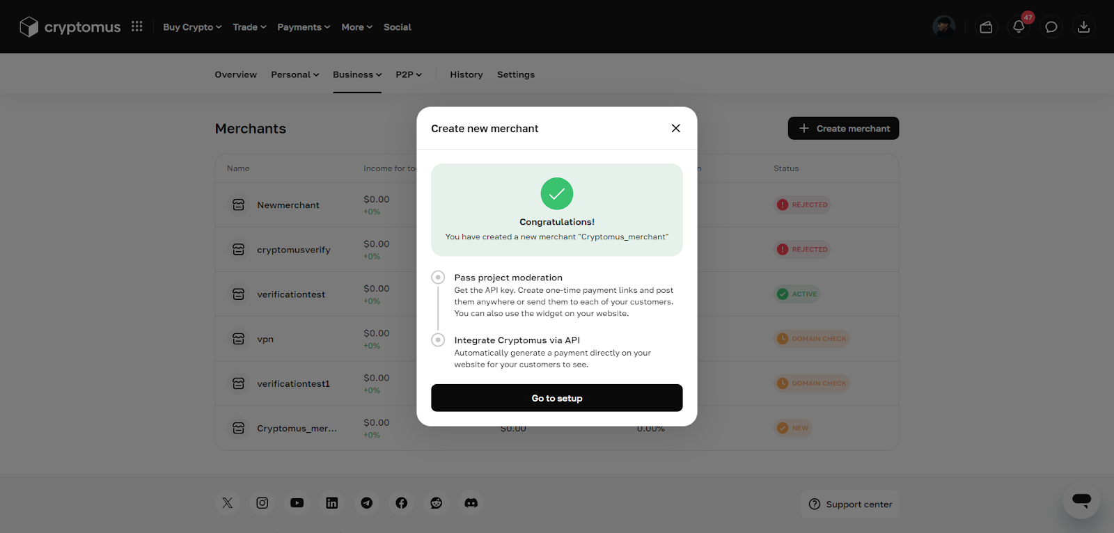 add project third step